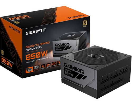 GIGABYTE GAMING 850GM PG5 Fuente de Alimentación – PCIe 5.1, 80 PLUS Gold, diseño totalmente modular, ventilador de 135 mm, compatible con ATX 3.1, enchufe EU (Espera 4 dias)-SX28 GIGABYTE GAMING 850GM PG5 Fuente de Alimentación – PCIe 5.1, 80 PLUS Gold, diseño totalmente modular, ventilador de 135 mm, compatible con ATX 3.1, enchufe EU (Espera 4 dias)